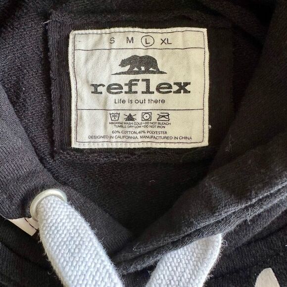 Reflex Star Print Hoodie Girls Size Large - Picture 4 of 4